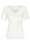 Dolcezza Jersey V-Neck Tee in White