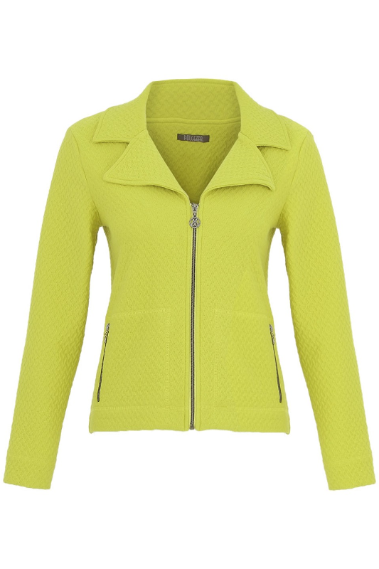 Dolcezza Knit Zip Through Jacket | Citrus | 74213