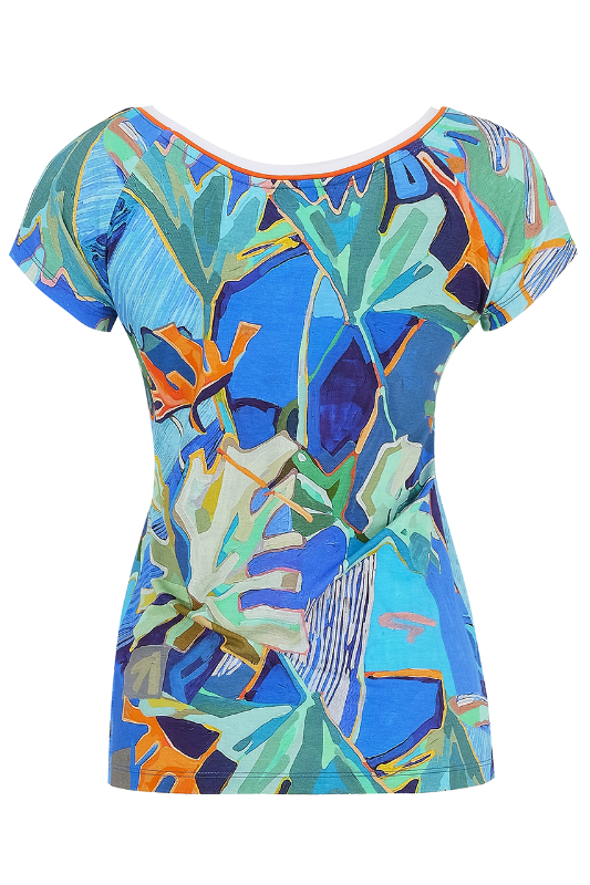 Dolcezza 'Palmetto Series' Boat Neck Top | 25681
