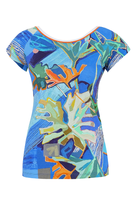 Dolcezza 'Palmetto Series' Boat Neck Top | 25681