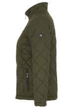 Load image into Gallery viewer, Dolcezza Quilted Puffer Jacket | Khaki | 74816

