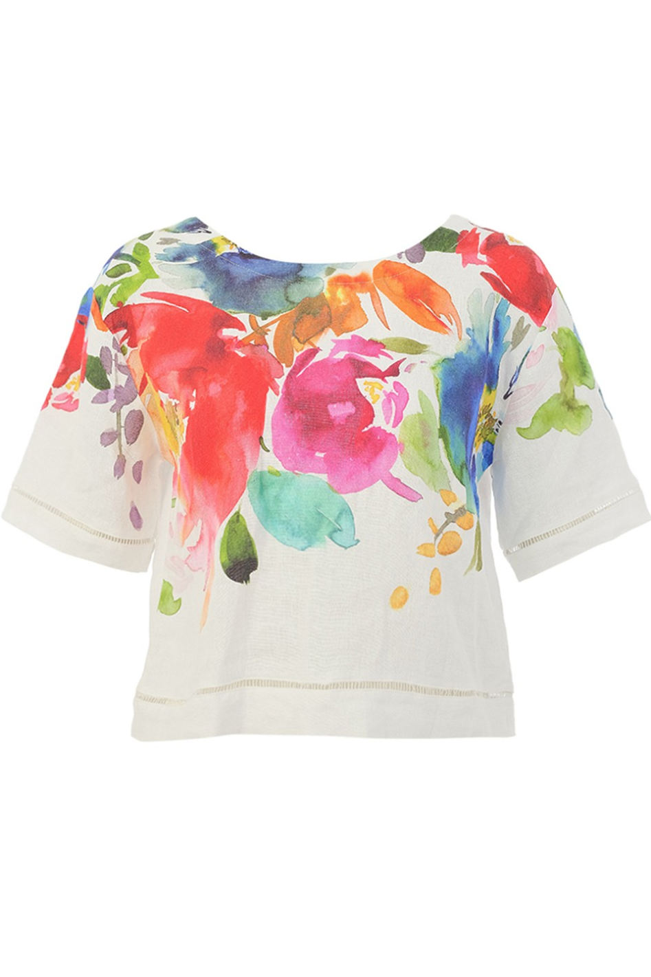 Dolcezza 'Spring Delight' Linen Top