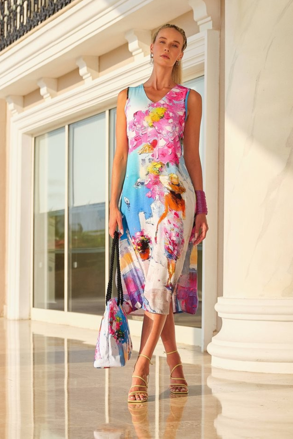 Dolcezza 'Summer in Santorini' Dress