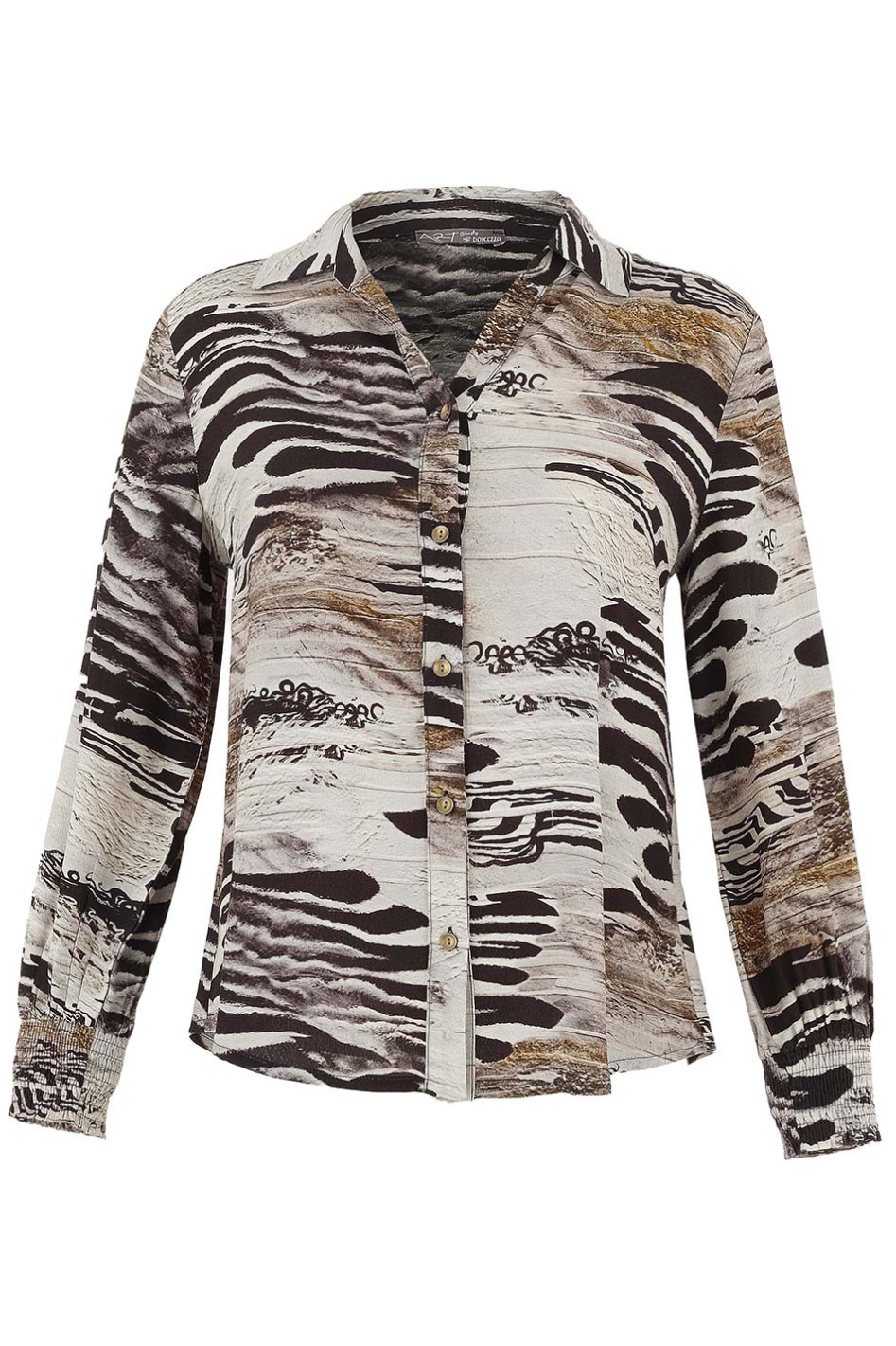 Dolcezza 'Unbalanced' Button Up Blouse 