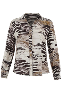 Dolcezza 'Unbalanced' Button Up Blouse | 75685