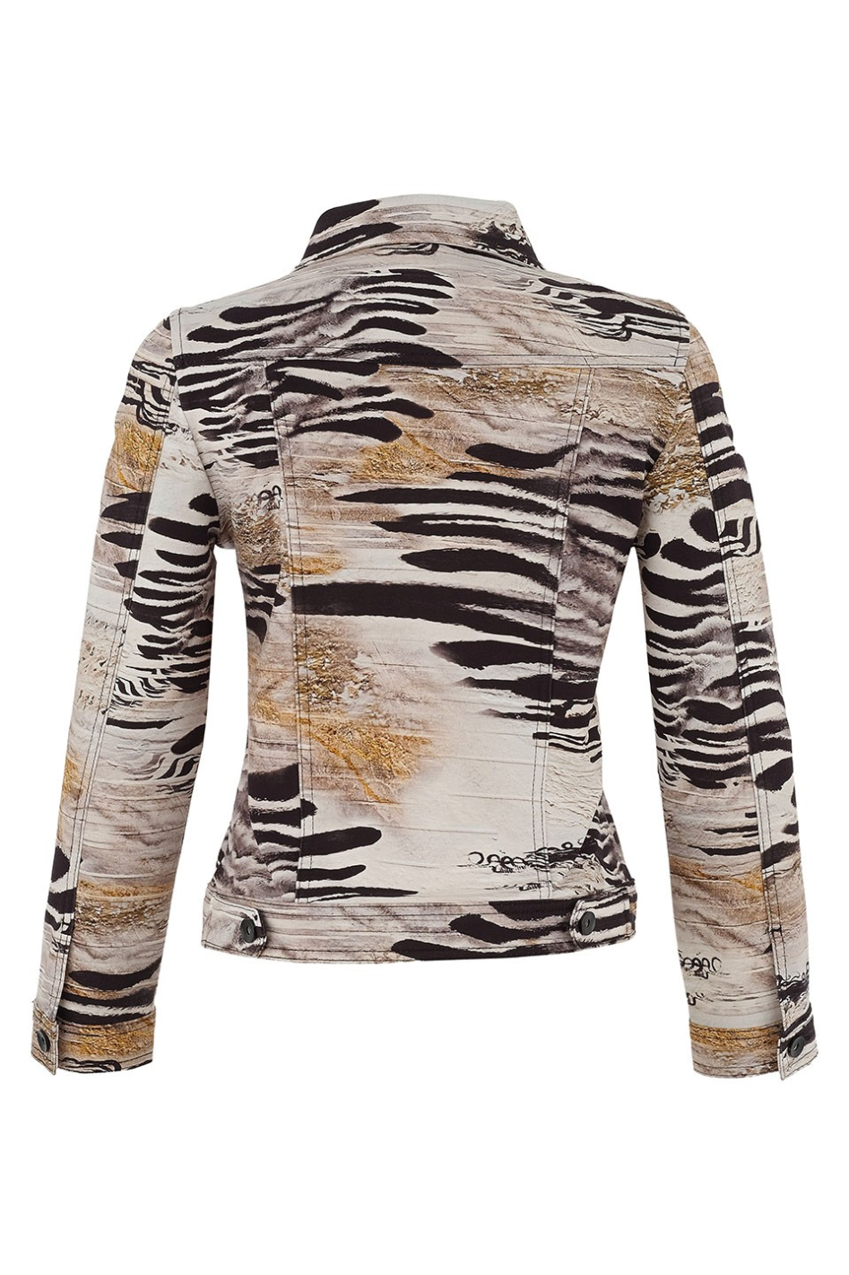 Dolcezza 'Unbalanced' Jeans Style Soft Jacket | 75689