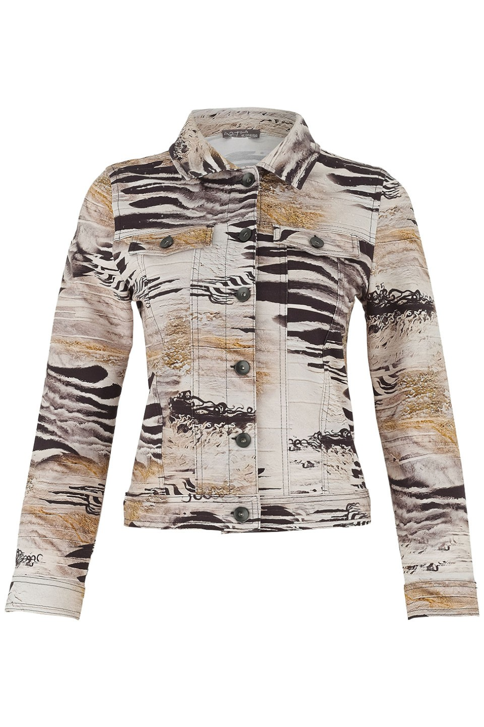 Dolcezza 'Unbalanced' Jeans Style Soft Jacket | 75689