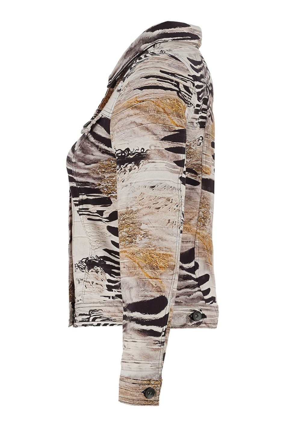 Dolcezza 'Unbalanced' Jeans Style Soft Jacket | 75689