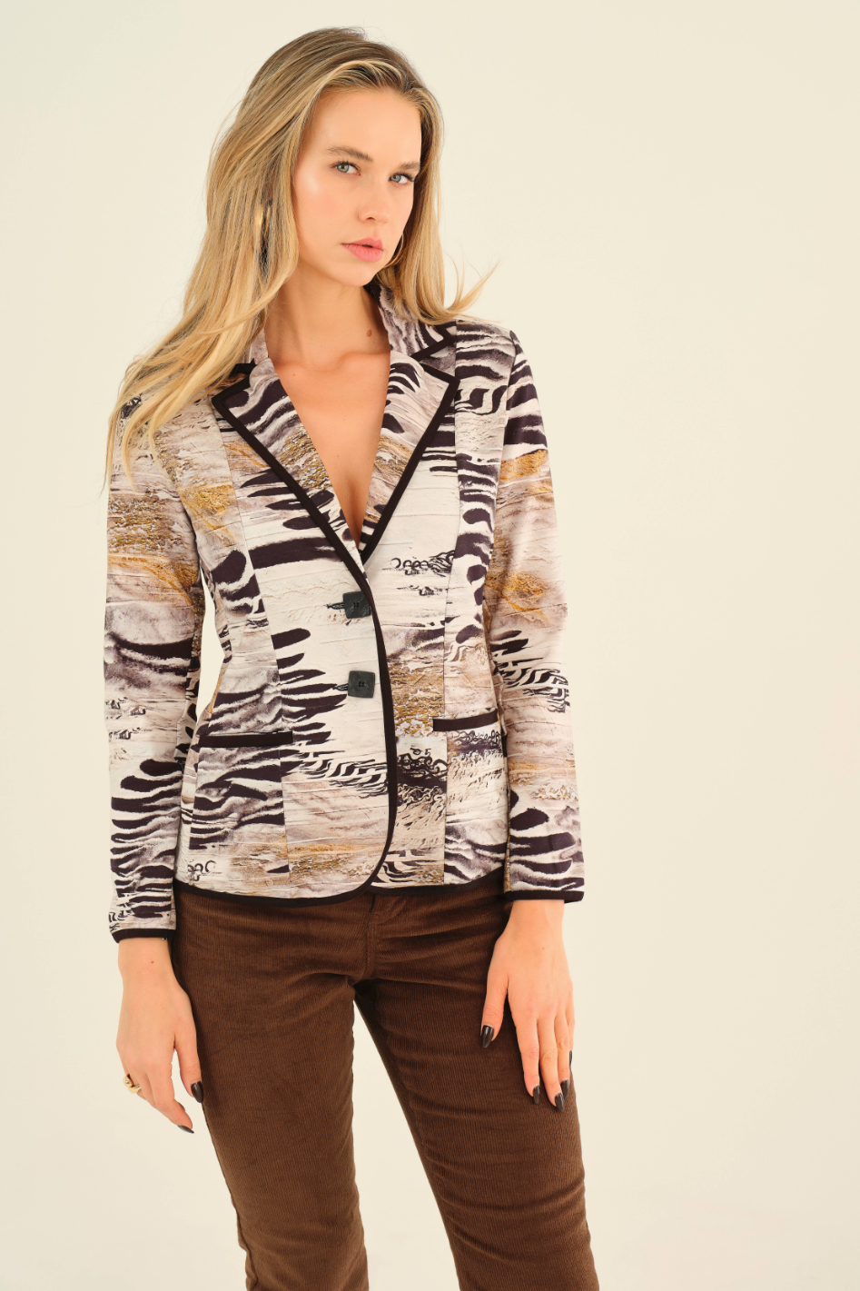 Dolcezza 'Unbalanced' Soft Blazer 