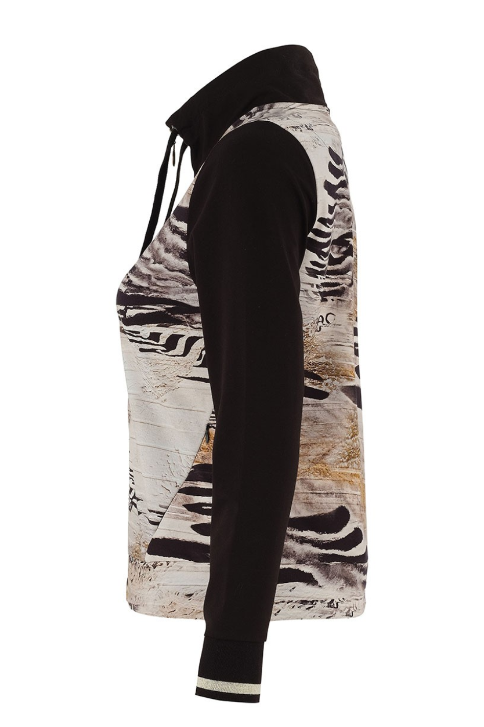 Dolcezza 'Unbalanced' Sporty Zip Up Jacket | 75688