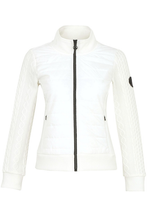 Load image into Gallery viewer, Dolcezza Woven Splice Jacket | Off White | 74818
