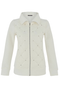 Dolcezza Zipper Puffer Jacket in Off White