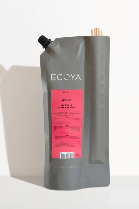 Ecoya Guava & Lychee Sorbet Diffuser Refill