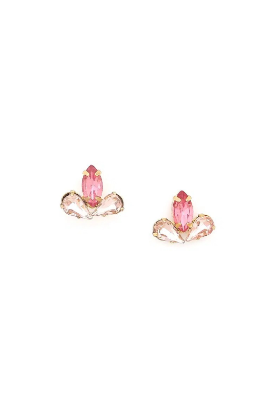 Franck Herval Crystal Stud Earrings | Irene Collection
