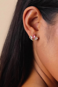 Franck Herval Crystal Stud Earrings | Irene Collection