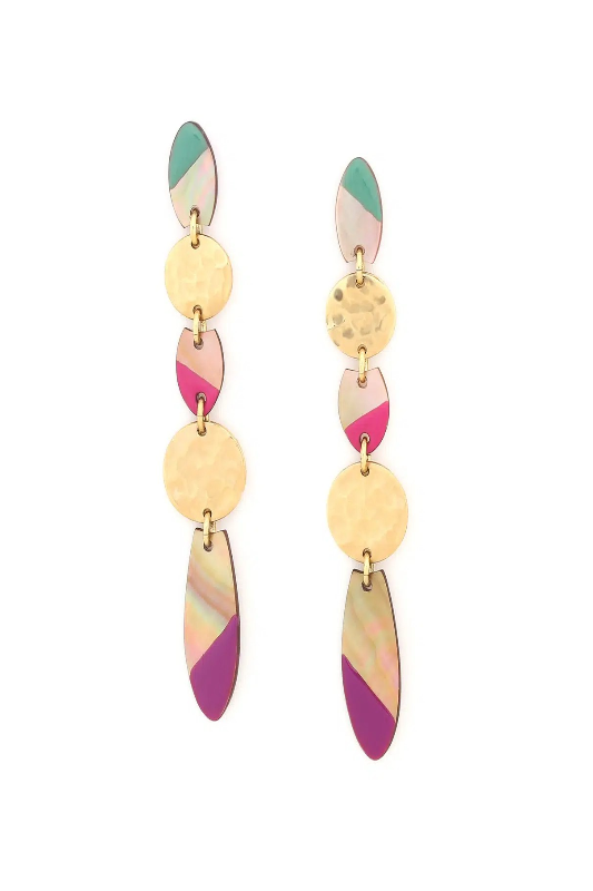 Franck Herval 5 Elements Post Earrings | Lorette Collection