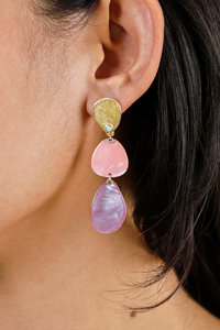 Franck Herval Laly 3 Organic Elements Post Earrings