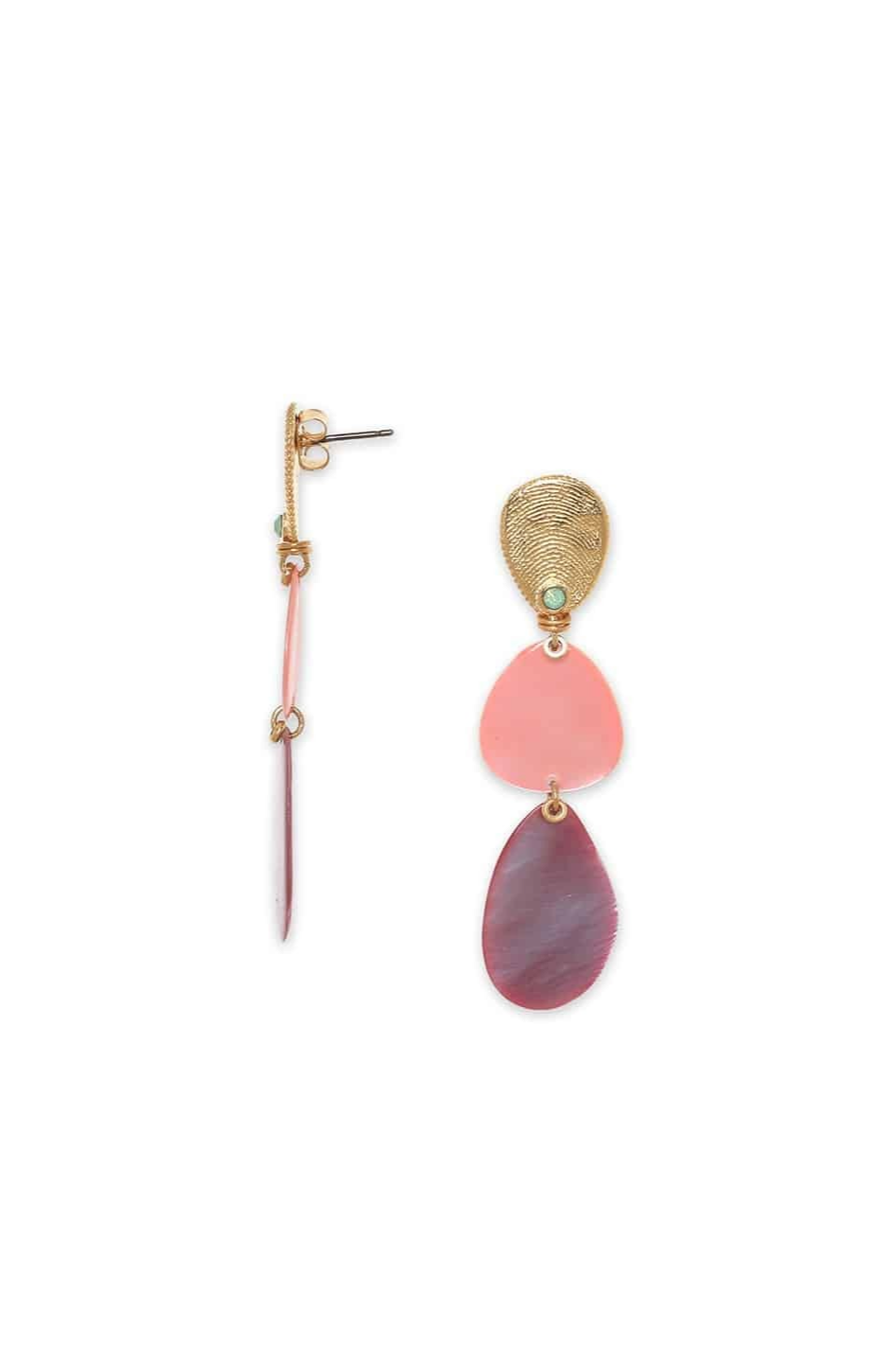 Franck Herval Laly 3 Organic Elements Post Earrings