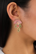 Load image into Gallery viewer, Franck Herval Yoko Clip Earrings With 3 Drops
