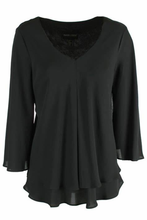Load image into Gallery viewer, F17rank Lyman Black Woven Top 176355
