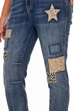 Load image into Gallery viewer, Frank Lyman Woven Denim Pant in Blue. Style number 234146U
