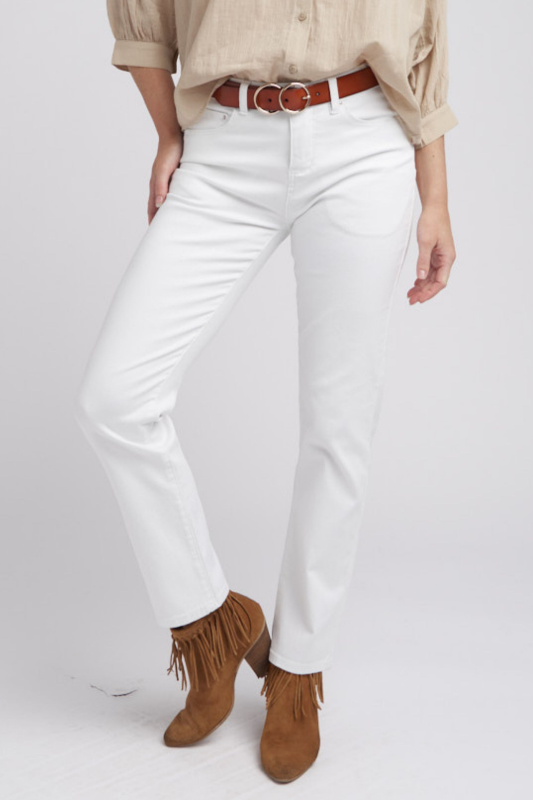 Goondiwindi Cotton 5 Pocket Jean in White