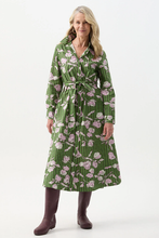 Load image into Gallery viewer, Goondiwindi Cotton Midi Shirt Dress | Poppy Print
