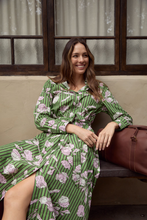 Load image into Gallery viewer, Goondiwindi Cotton Midi Shirt Dress | Poppy Print
