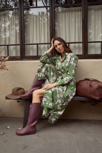 Load image into Gallery viewer, Goondiwindi Cotton Midi Shirt Dress | Poppy Print
