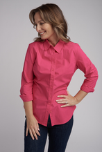Load image into Gallery viewer, Goondiwindi Cotton Classic Cotton Shirt in Hot Pink

