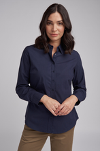 Load image into Gallery viewer, Goondiwindi Cotton Classic Cotton Shirt in Navy
