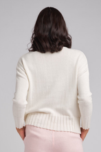 Load image into Gallery viewer, Goondiwindi Cotton Rib Hem Jumper in Starch White
