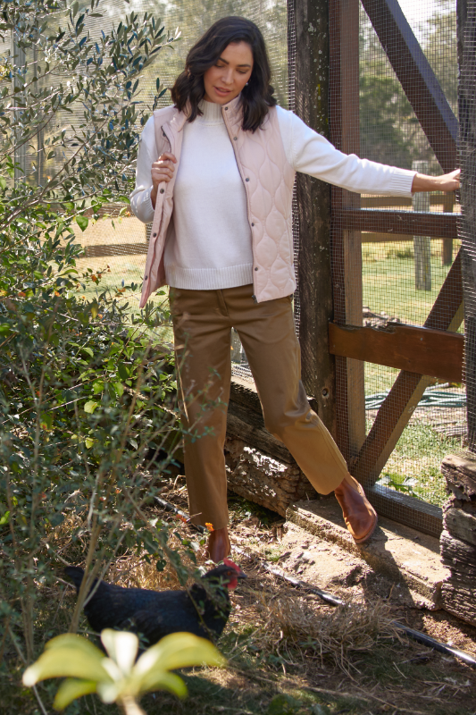 Goondiwindi Cotton Cropped Straight Leg Pant