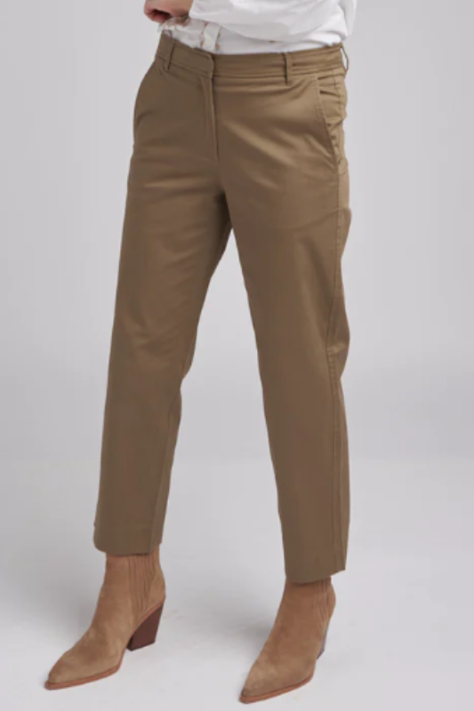 Goondiwindi Cotton Cropped Straight Leg Pant