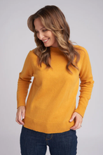 Load image into Gallery viewer, Goondiwindi Cotton Funnel Neck Jumper in Marigold
