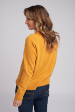 Load image into Gallery viewer, Goondiwindi Cotton Funnel Neck Jumper in Marigold
