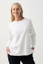Load image into Gallery viewer, Goondiwindi Cotton Logo Sweater | White
