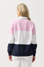 Load image into Gallery viewer, Goondiwindi Cotton Panel Rugby | Pink/White/Parisian
