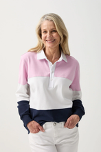 Load image into Gallery viewer, Goondiwindi Cotton Panel Rugby | Pink/White/Parisian
