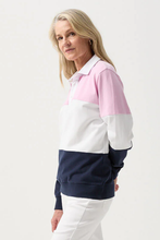 Load image into Gallery viewer, Goondiwindi Cotton Panel Rugby | Pink/White/Parisian
