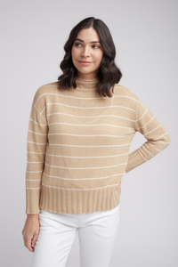 Goondiwindi Cotton Stripe Rib Hem Jumper
