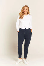 Load image into Gallery viewer, Goondiwindi Cotton Lane Track Pant in Navy

