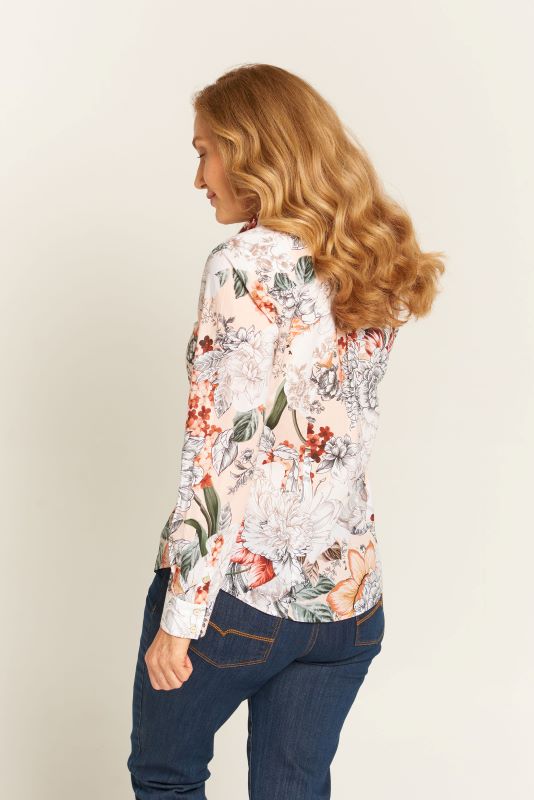 Goondiwindi Cotton Maddy Shirt in Cotton Botanical Print