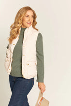 Load image into Gallery viewer, Goondiwindi Cotton Puffy Vest in Beige
