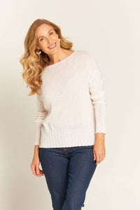 Goondiwindi Cotton Rib Hem Cotton Jumper