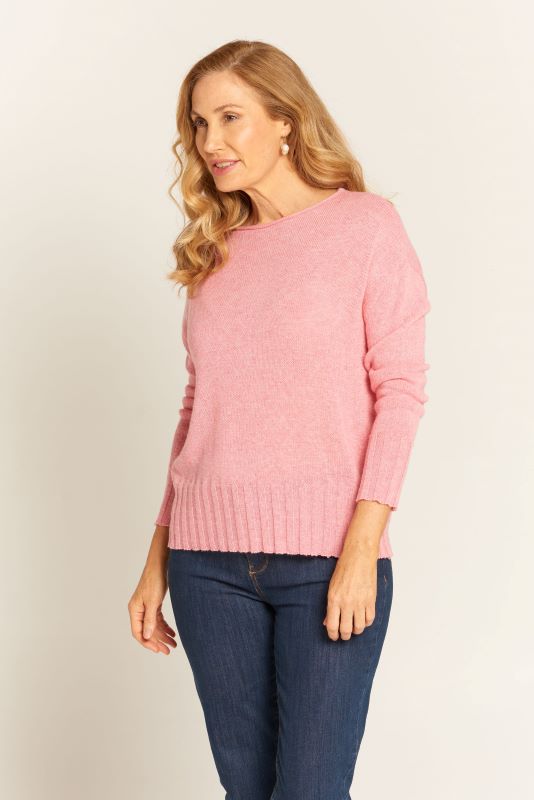 Goondiwindi Cotton Rib Hem Cotton Jumper