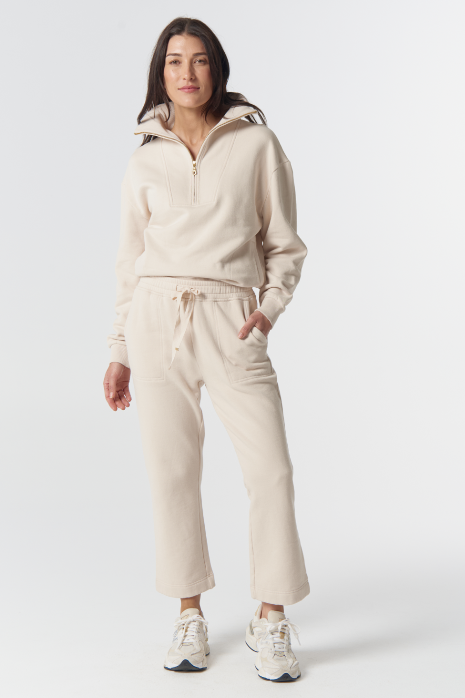 Goondiwindi Cotton Rugged ½ Zip Cotton Sweater