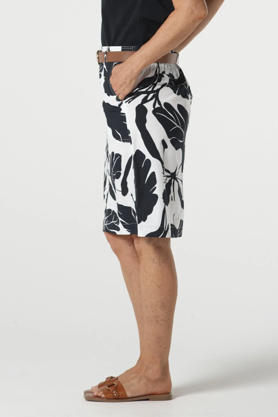 Goondiwindi Cotton Block Leaf Print Skirt