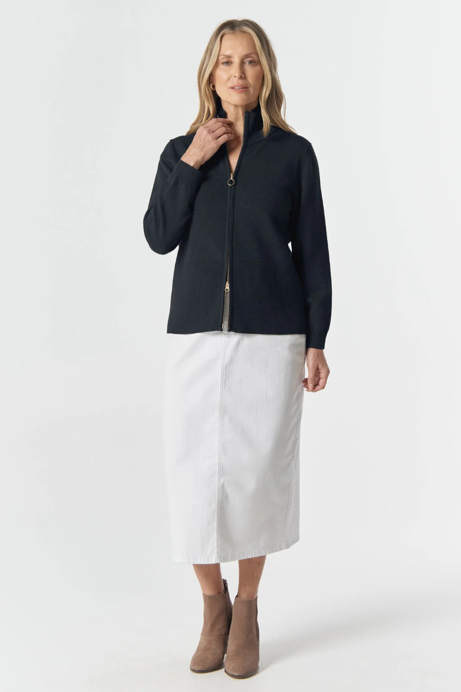 Goondiwindi Cotton Brook Merino Cotton Knit Cardigan 