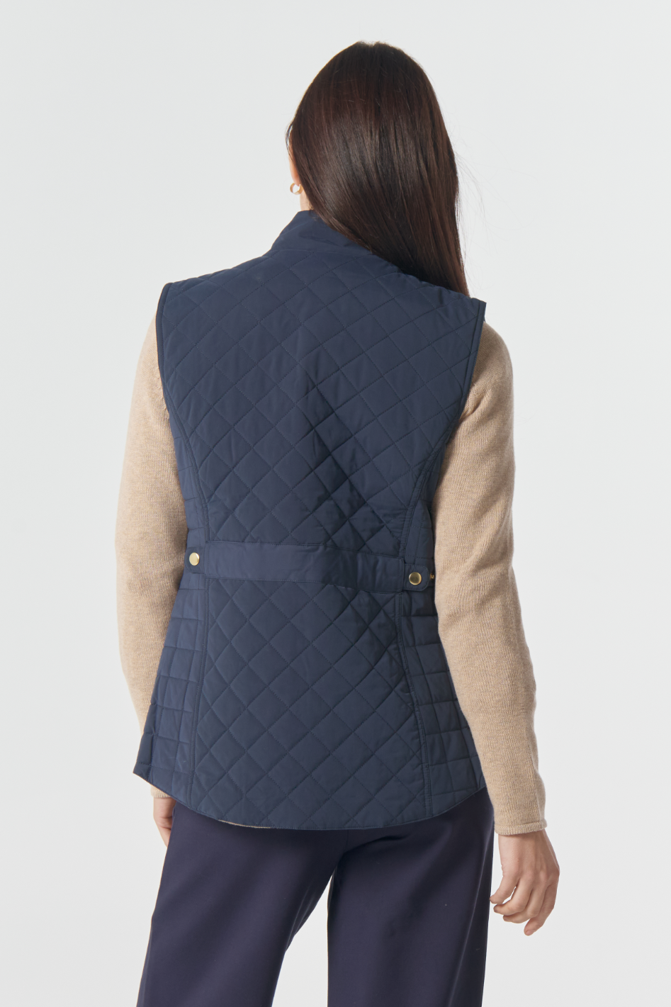 Goondiwindi Cotton The Heritage Quilted Vest in Navy